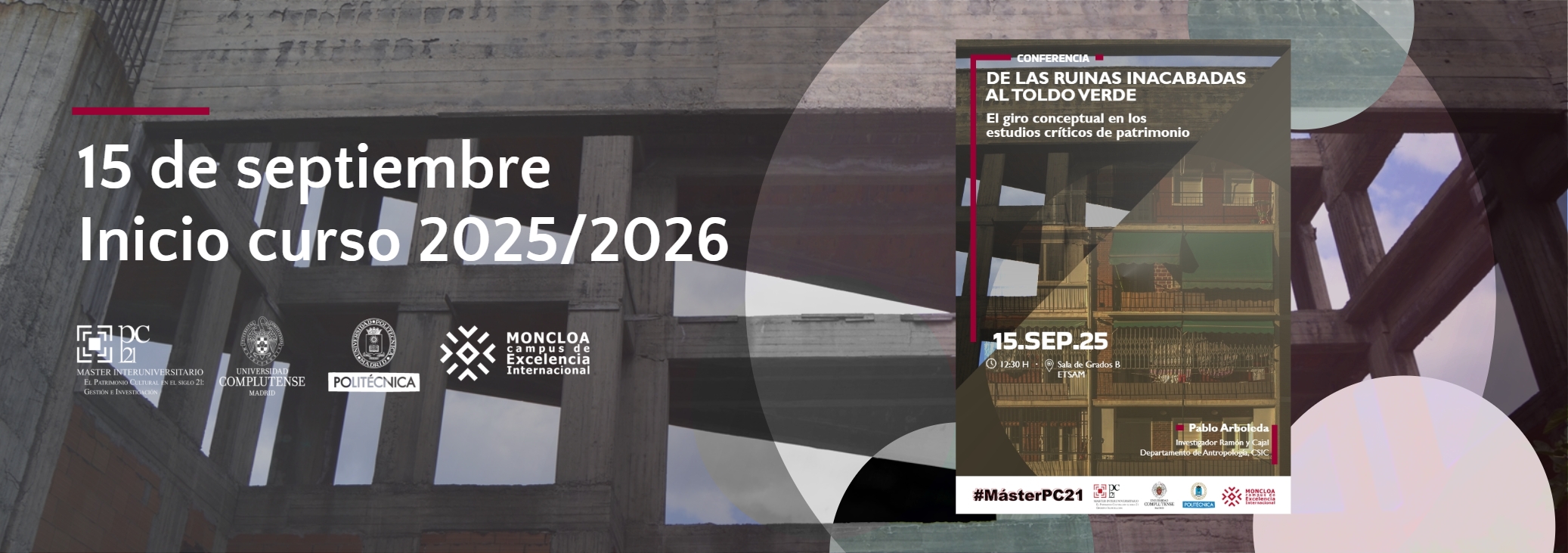Bienvenida estudiantes nuevo ingreso 2025/26